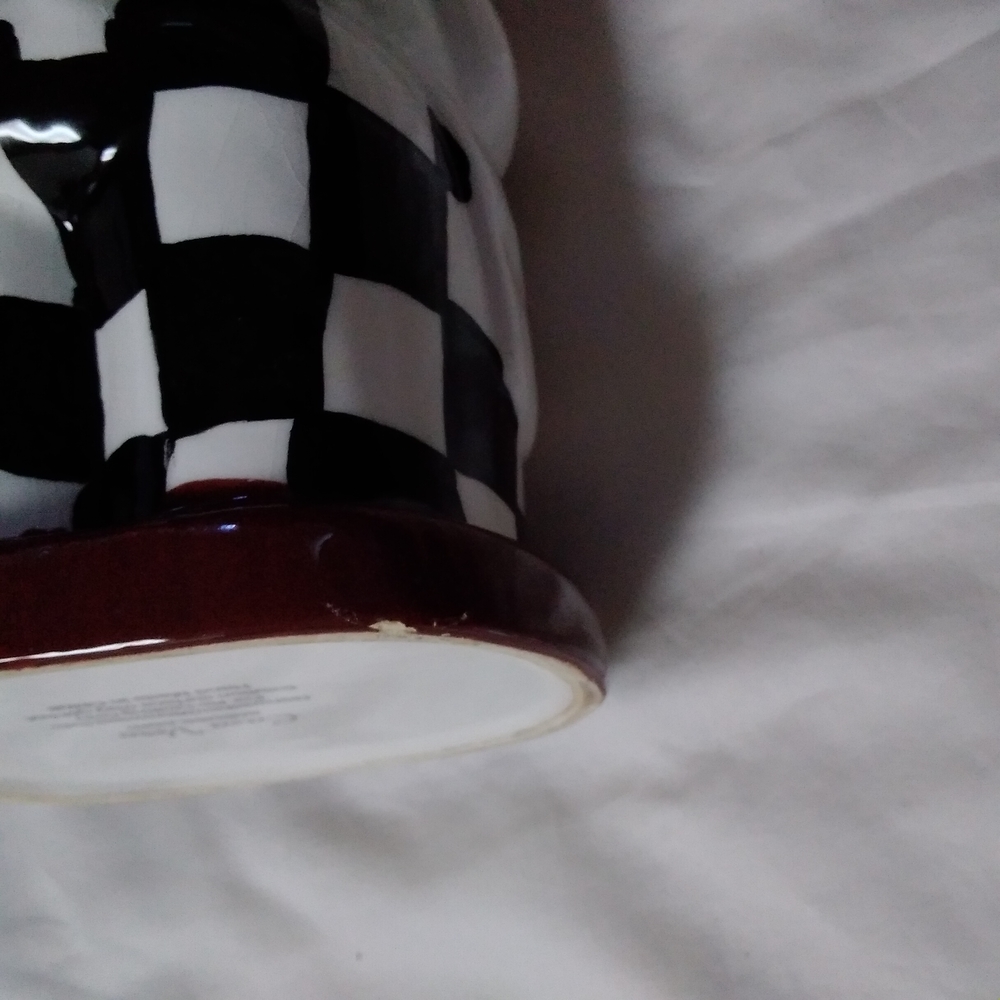 Chef UTENSIL HOLDER with Red Scarf - Picture 7 of 9